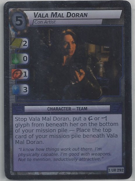 Vala Mal Doran, Con Artist - Foil